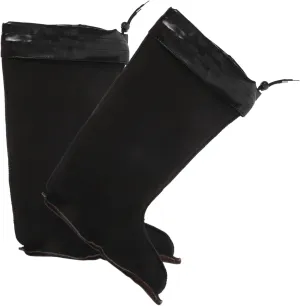 1 Pair Black Cloth Cozy Boot Inserts Boot Socks for Insulation Cozy Thermal Socks Cozy Thermal Boot Socks