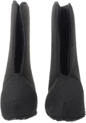 1 Pair Boot Lining Thermal Socks Snow Boot Liners Winter Shoes Accessory Comfortable Shoes Lining Snowboots Insole Winter Shoes Socks Womens Shoe Inserts Men Rain Boots Black Plush