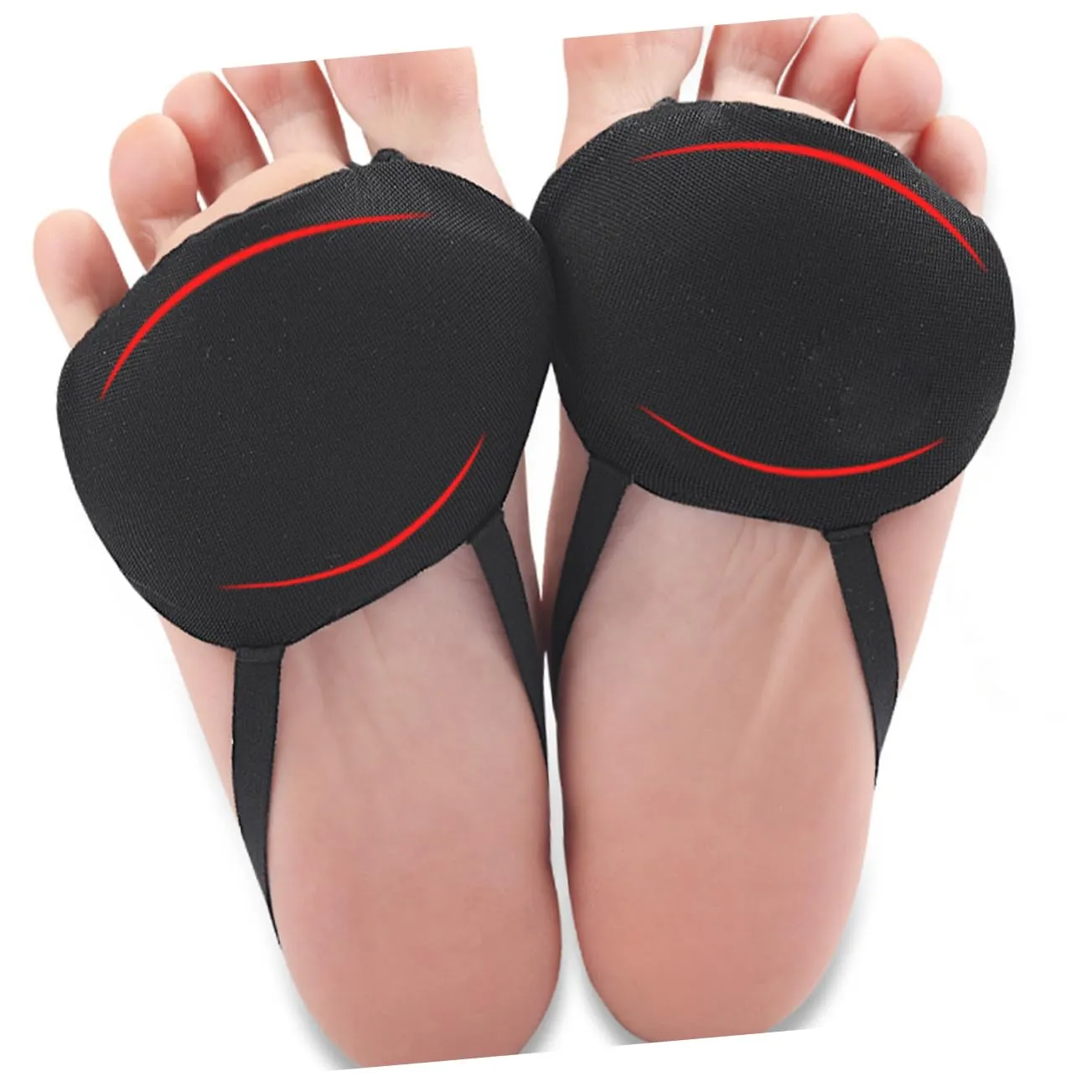 1 Pair Replaceable Foot Cushions Portable Non Slip Pads for High Heels Comfortable Support Cushions for Flat Shoes Running Shoes and Boots