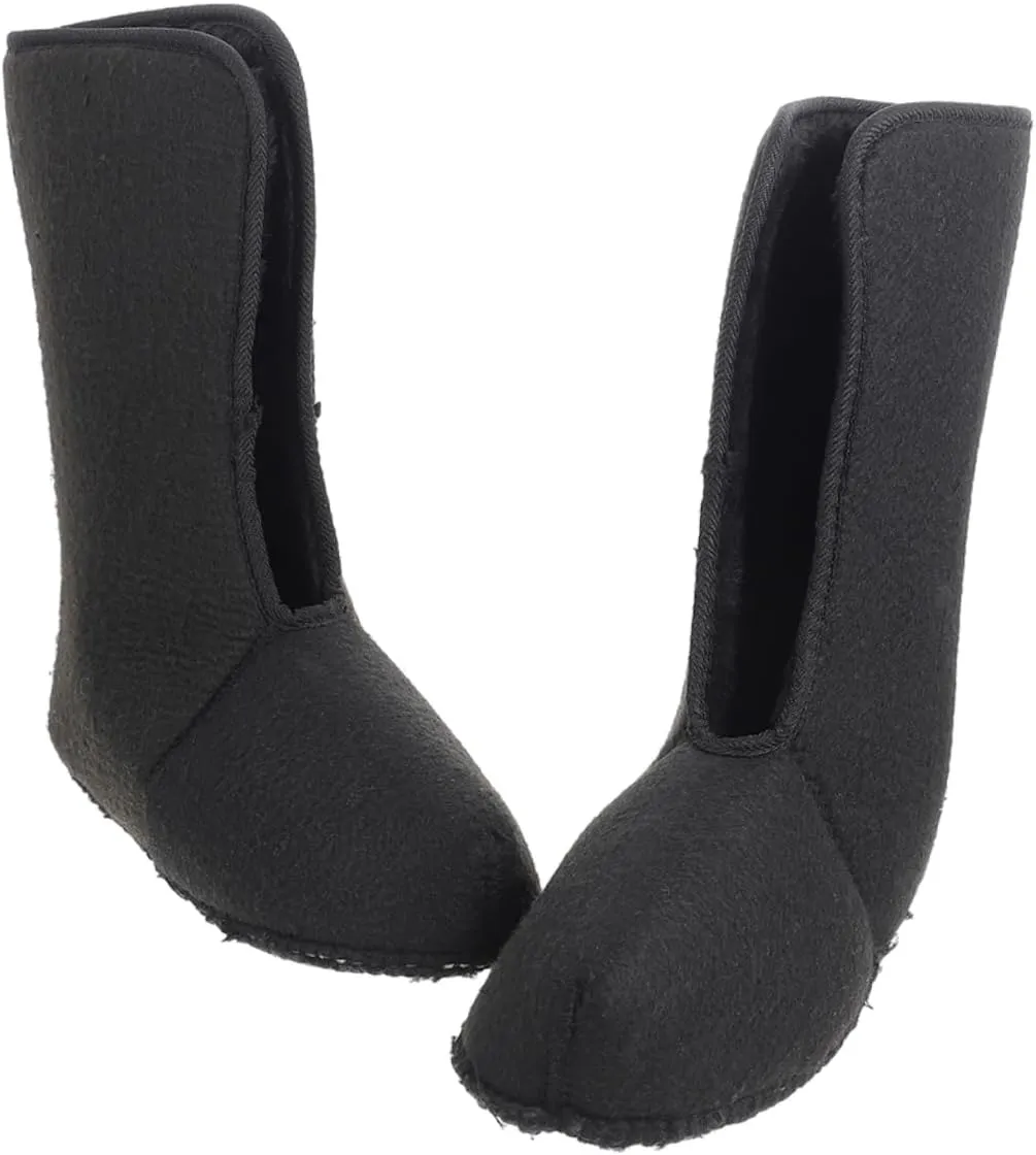 1 Pair Winter Men Snow Boots Thermal Insulated Liners Waterproof Warm Comfortable Liners For Fishing Hiking Outdoor Activities Cold Weather