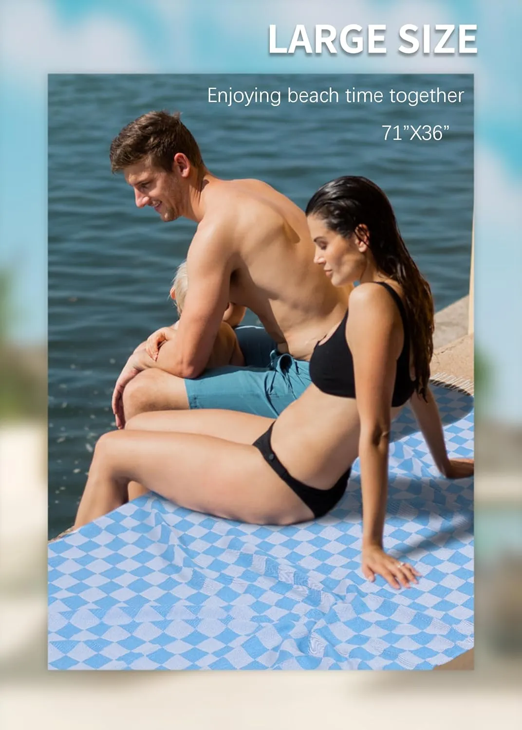 2 Packs Turkish Beach towels Blanket Bath Pool Towel for Bag Chair Tent Umbrella Wagon Dress Toy Ball Canopy Tote Shade Hat Outfit Cart Sandals Shoes Game Dress Shirt Cooler Pant Cabana Chair Backpack