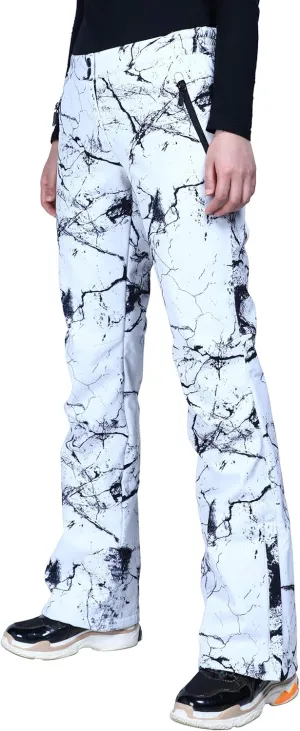 33,000ft Women's Softshell Snow Pants Waterproof Warm Ski Pants Insulated Ripstop Snowboard Winter Pants