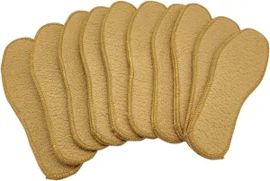 Alpaca Wool Warm Insole for Shoe Footwear 10 Pairs – Breathable and Sweat Absorbing Water Resistant Non-Slip Sheepskin Insoles for Snow Cold Winter Days (45)