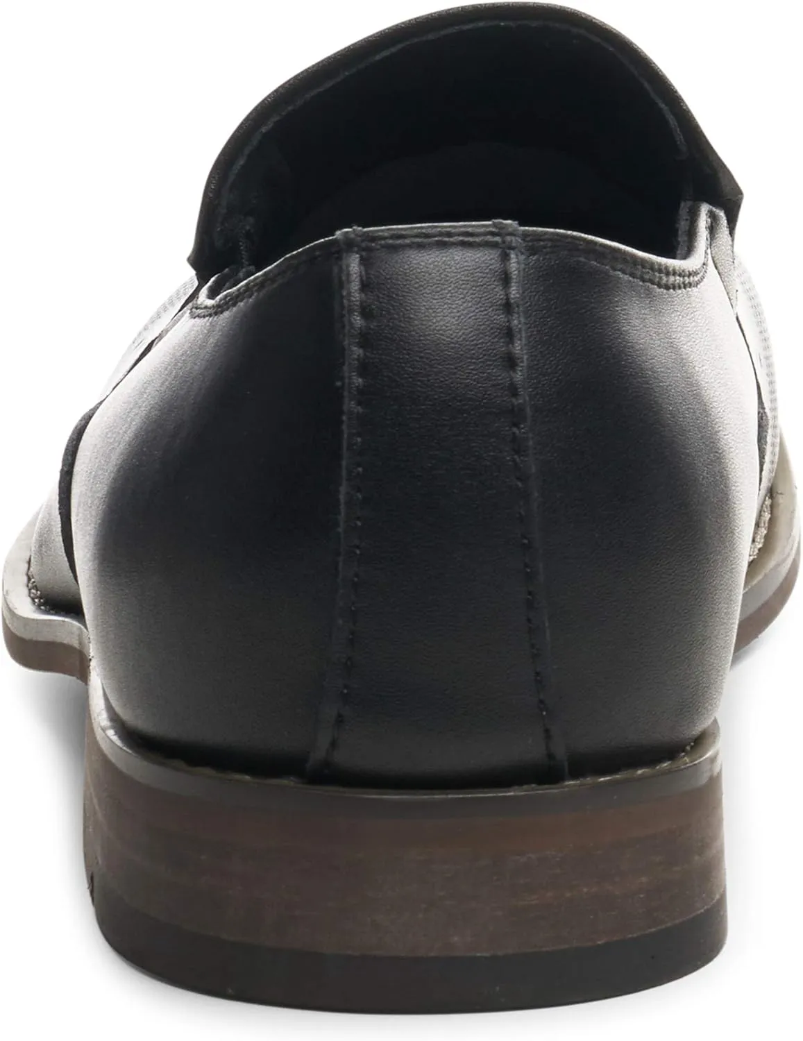 Alpine Swiss Double Diamond Mens Leather Slip-On Loafers Dress Shoes
