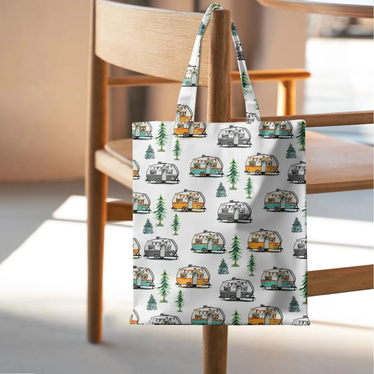 Animal Plant Tote Bag SeaTurtle Butterfly Cat Elephant Gifts Lemon Vegetable Themed Gifts Beach Bag for Camping