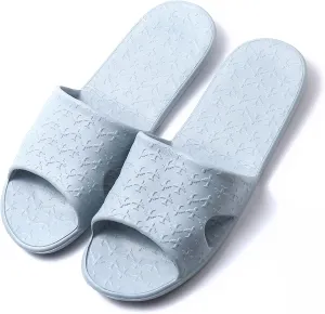 Anmerl Travel Slippers for Women and Men, Portable Foldable Slippers with Cotton Storage Bag, Soft Comfy Non-Slip Quick Dry House Bathroom Shower Shoes Spa Gym Swimming Beach Sandals