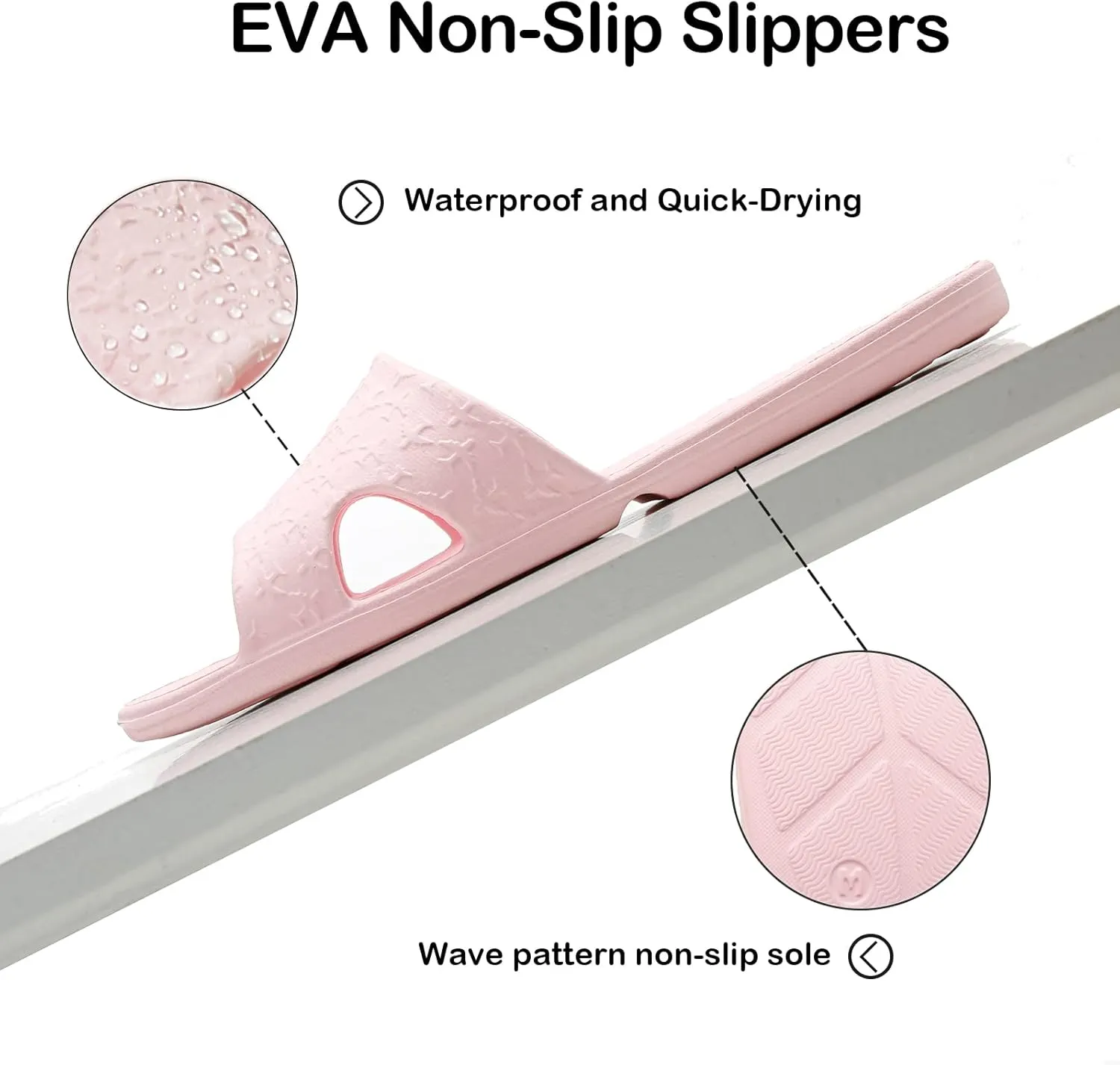 Anmerl Travel Slippers for Women and Men, Portable Foldable Slippers with Cotton Storage Bag, Soft Comfy Non-Slip Quick Dry House Bathroom Shower Shoes Spa Gym Swimming Beach Sandals