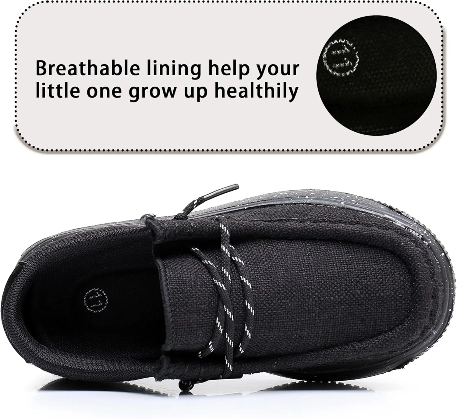 Apakowa Kids Boys Girls Loafers Slip-On Lightweight Comfortable Shoes (Toddler/Little Kid/Big Kid)