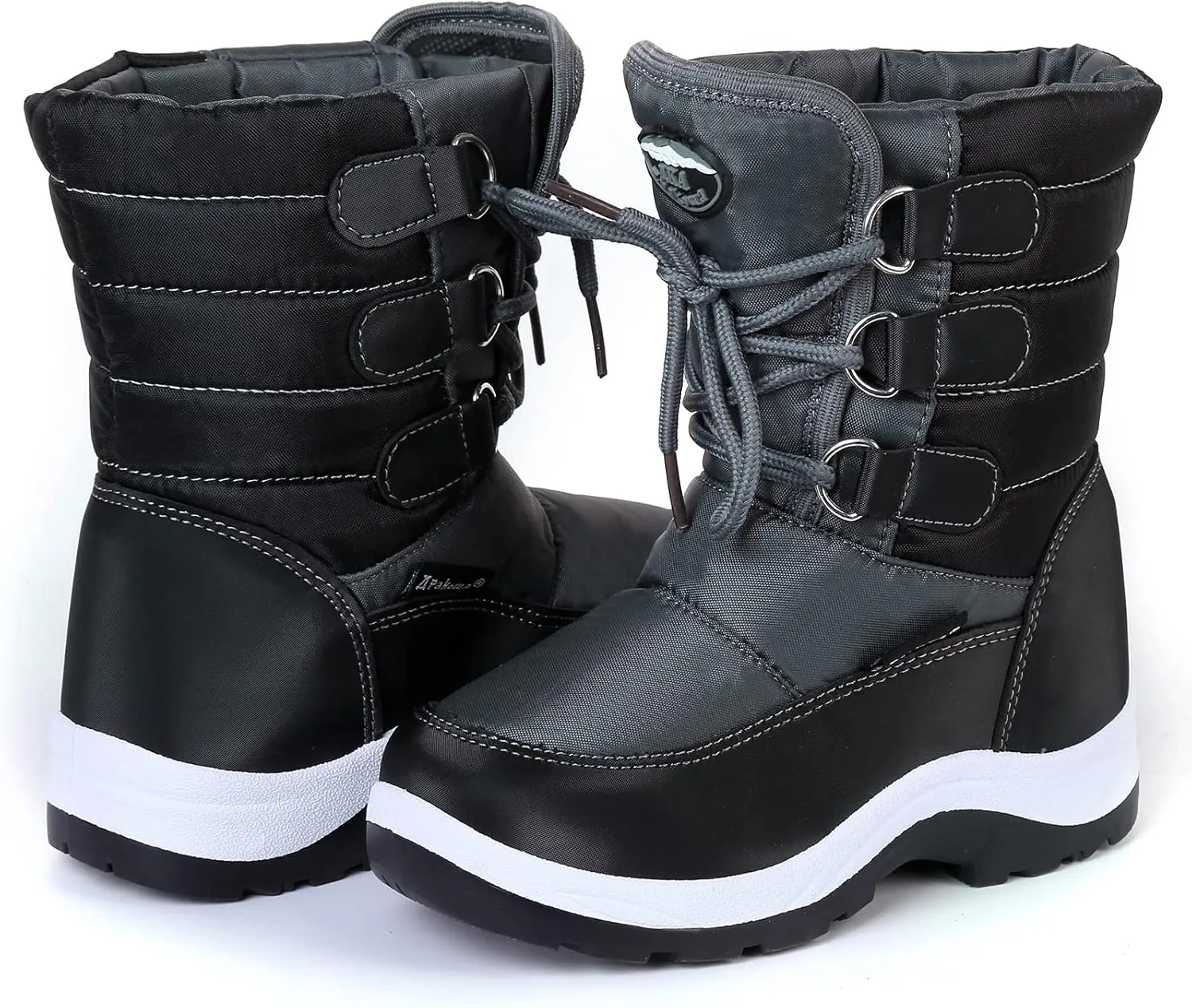 Apakowa Kids Girls Insulated Fur Winter Warm Snow Boots (Toddler/Little Kid)