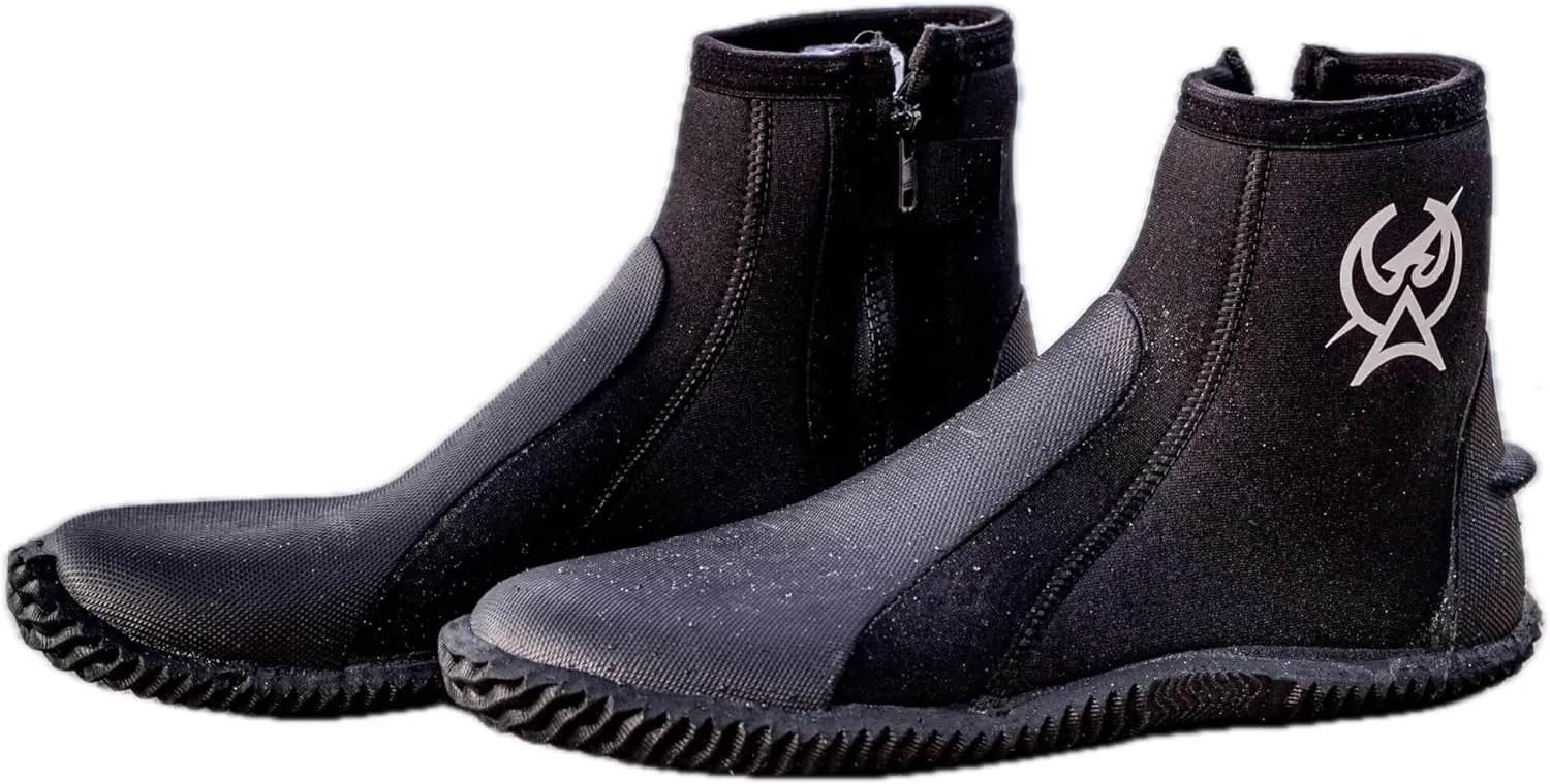 ATACLETE Special Ops Diving Boots - Neoprene Adult Anti-Slip Sole Boots - Water Sports Essential for Scuba Diving, Snorkeling, Rafting and Swimming