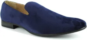 AZAR MAN Men's Velvet Slip On Loafer Dress Shoes Tudors