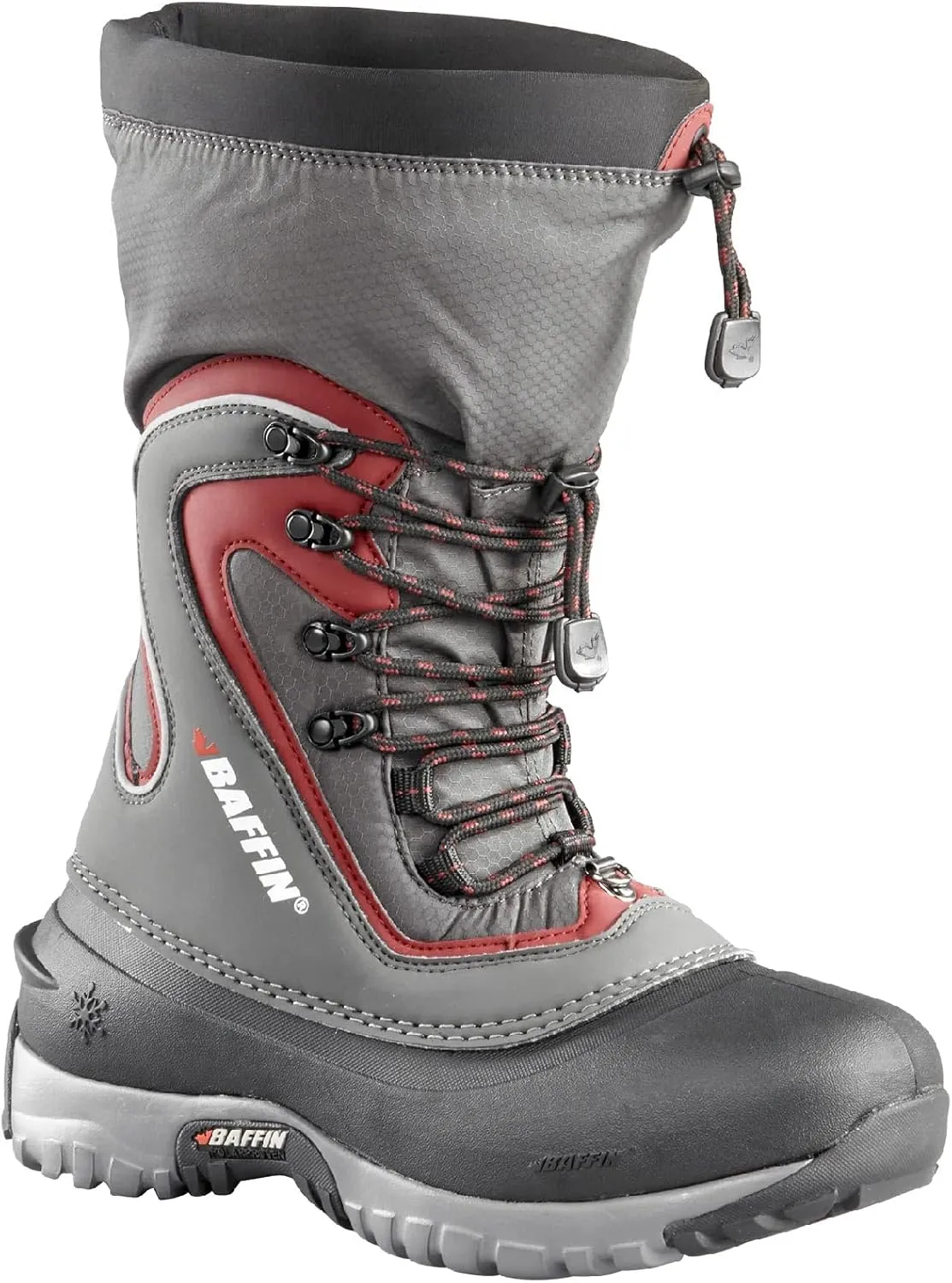 Baffin Flare | Women's Boots | Calf Height | Available in Grey/Sangria, Black, Charcoal/Teal | Perfect for Snow-covered Frozen terrains | Snowshoe compatible