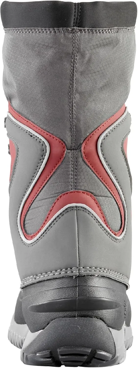 Baffin Flare | Women's Boots | Calf Height | Available in Grey/Sangria, Black, Charcoal/Teal | Perfect for Snow-covered Frozen terrains | Snowshoe compatible