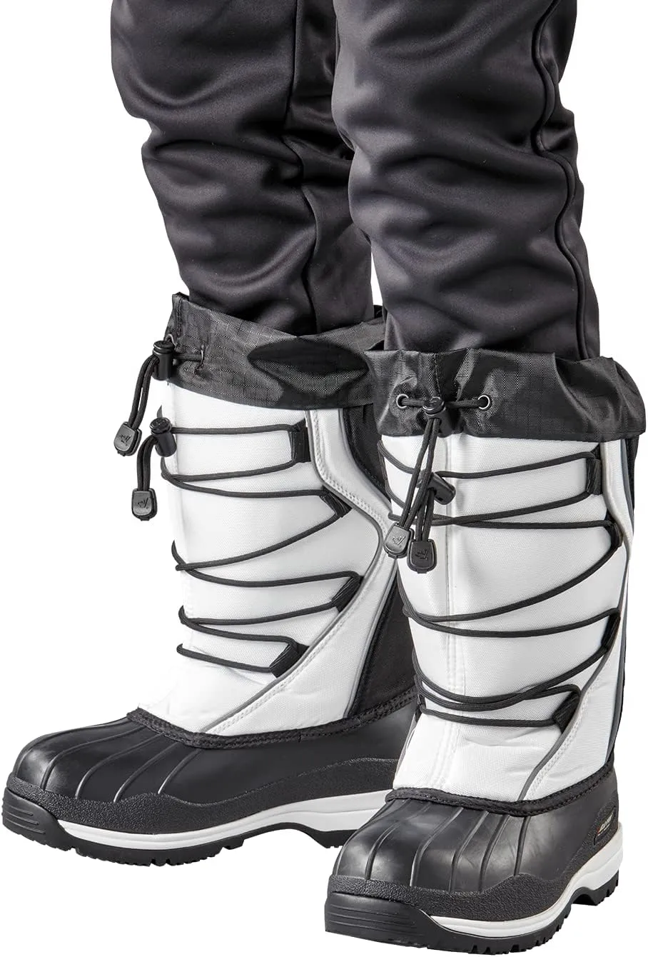 Baffin Icefield,Women's Boots, Low-Calf Height, Available in Black & White color, for Snow-covered Frozen terrains, Snowshoe Compatible