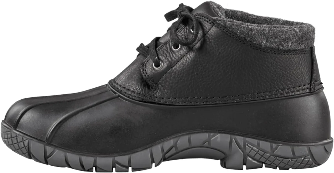 Baffin Men's WHITETAIL II Waterproof Insulated Low-Height Outdoor Snow Boots, Full-Grain Leather Upper, Flexible Rubber Base
