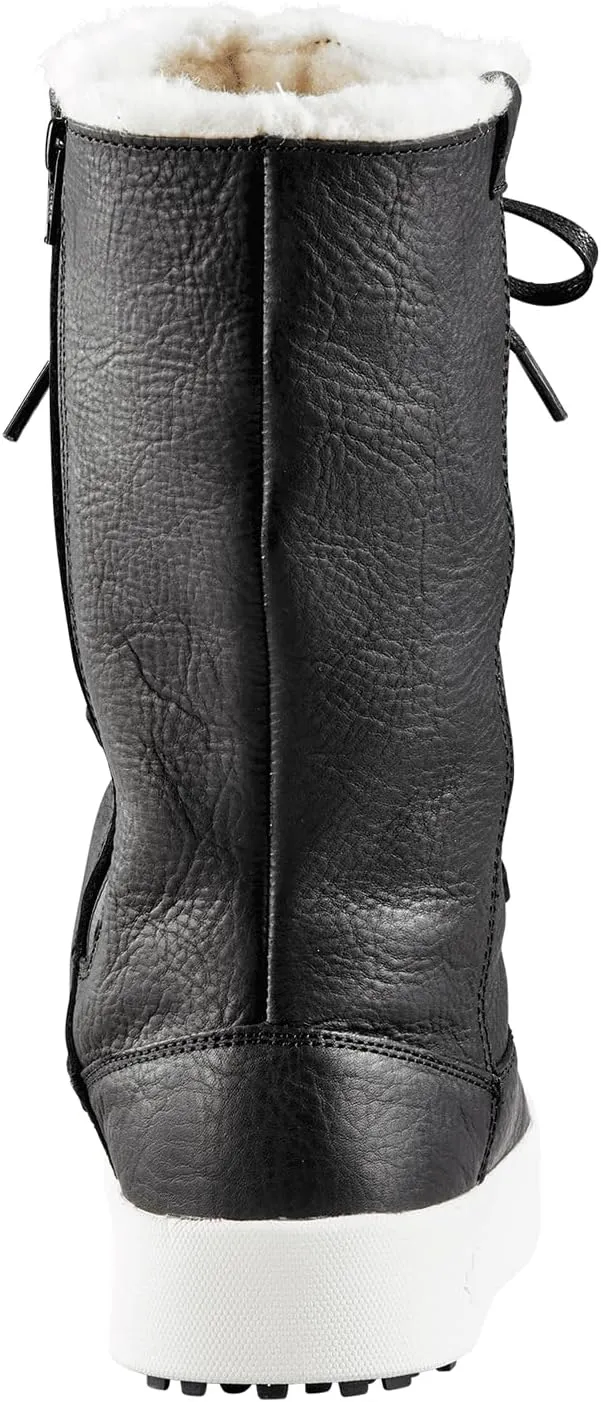 Baffin Women's YORKVILLE Waterproof Insulated Tall-Height Winter Snow Boots, Leather Upper, Wool Lining, Slip-Resistant Base