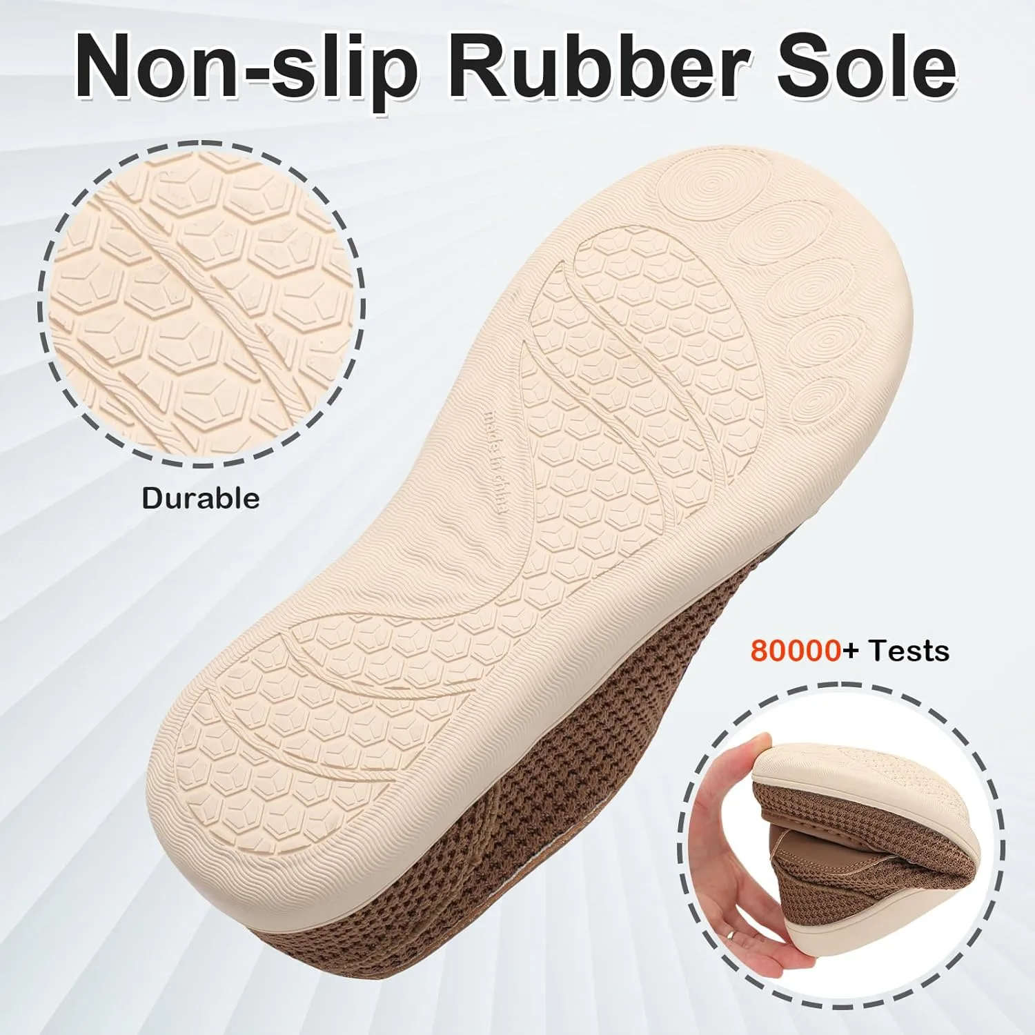 BARERUN Men's Barefoot Slip on Walking Shoes Wide Toe Box Running Shoes Casual Fashion Sneakers Comfortable Light-Weight Men's Loafers Business Dress Shoes for Driving Jogging Wedding Church Office