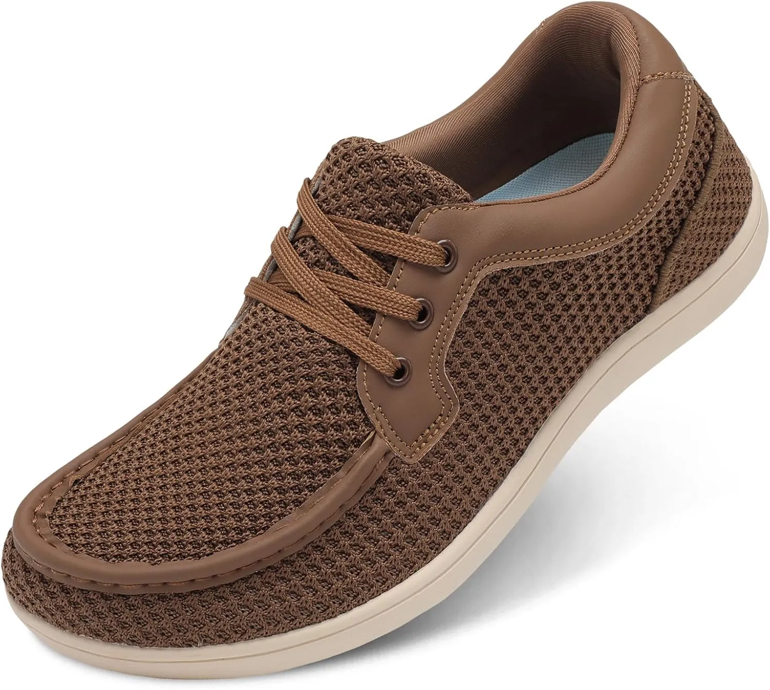 BARERUN Men's Barefoot Slip on Walking Shoes Wide Toe Box Running Shoes Casual Fashion Sneakers Comfortable Light-Weight Men's Loafers Business Dress Shoes for Driving Jogging Wedding Church Office