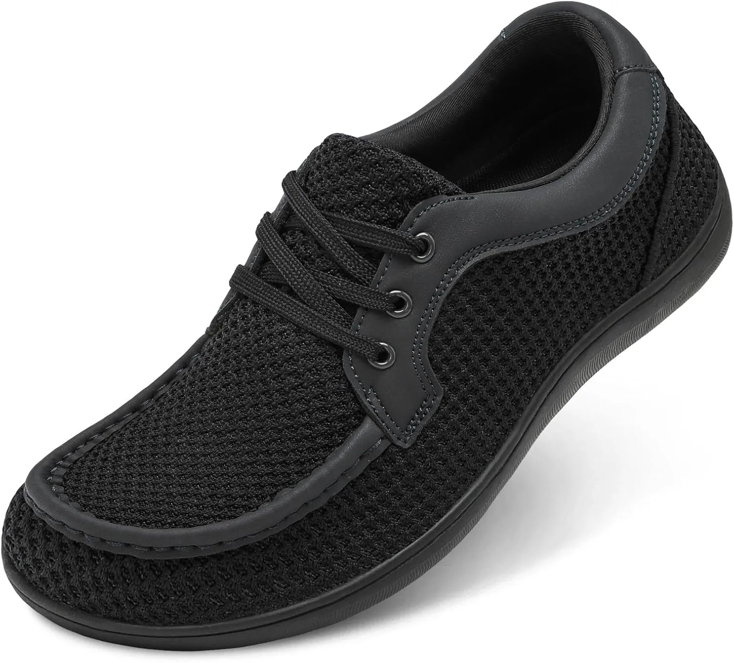 BARERUN Men's Barefoot Slip on Walking Shoes Wide Toe Box Running Shoes Casual Fashion Sneakers Comfortable Light-Weight Men's Loafers Business Dress Shoes for Driving Jogging Wedding Church Office