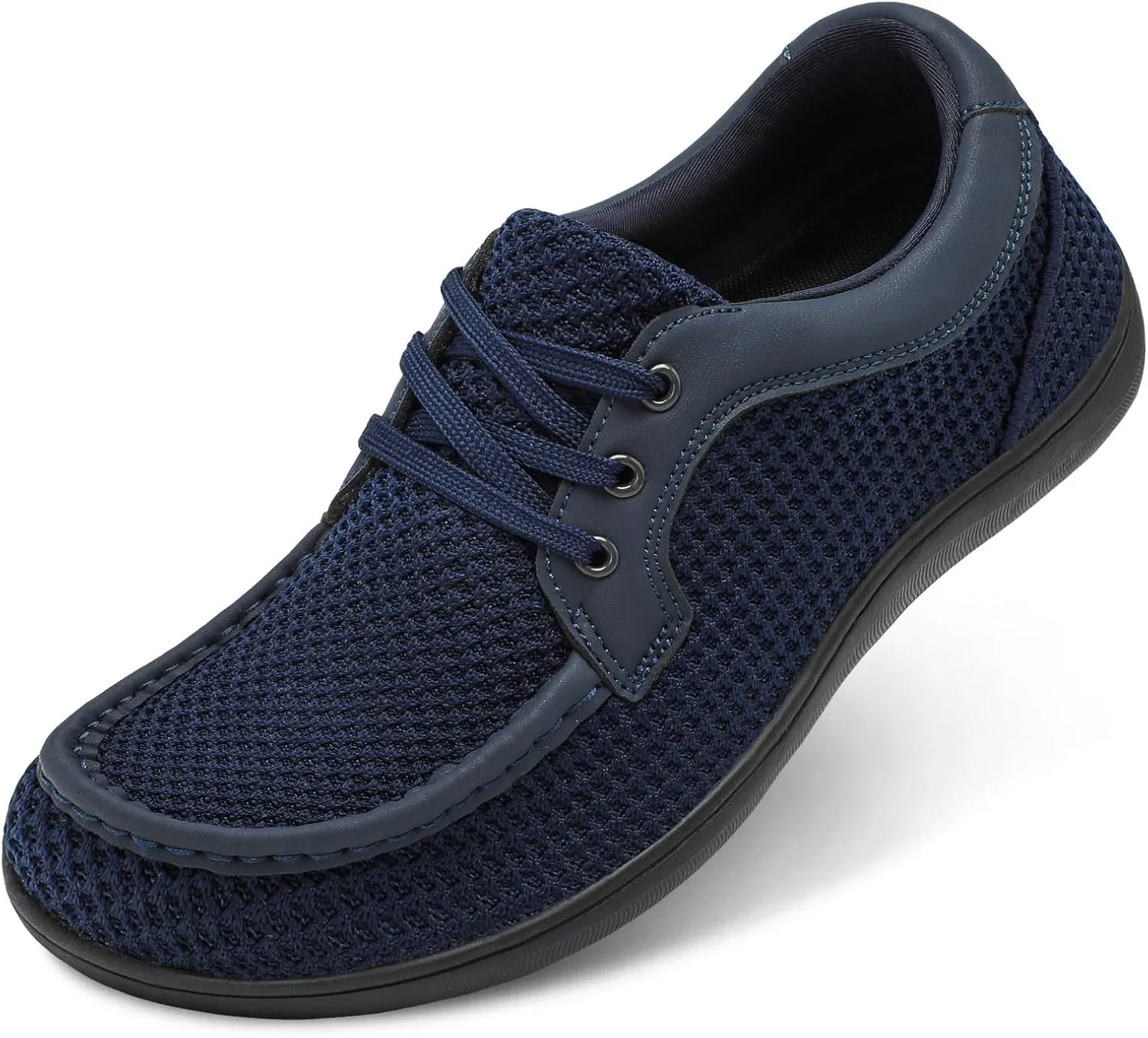 BARERUN Men's Barefoot Slip on Walking Shoes Wide Toe Box Running Shoes Casual Fashion Sneakers Comfortable Light-Weight Men's Loafers Business Dress Shoes for Driving Jogging Wedding Church Office