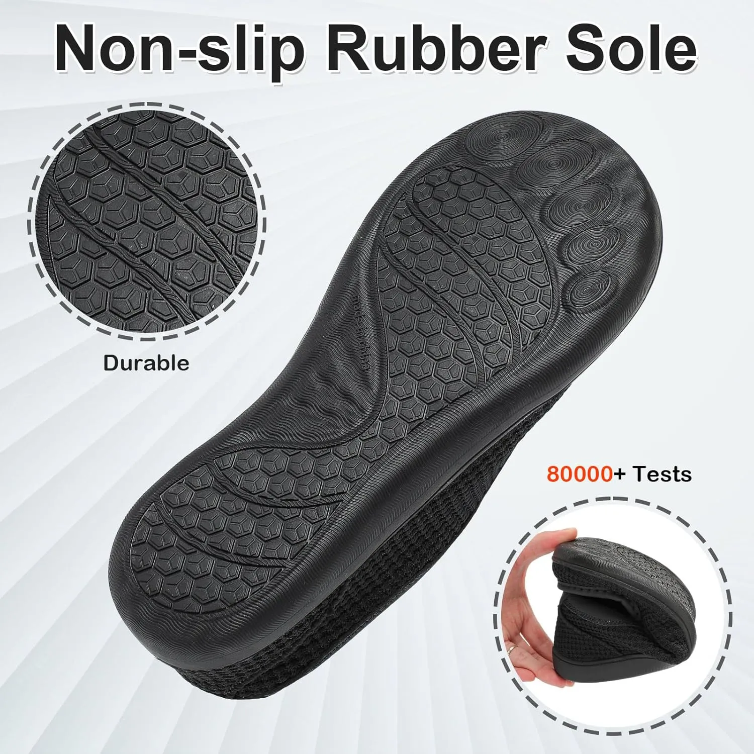 BARERUN Men's Barefoot Slip on Walking Shoes Wide Toe Box Running Shoes Casual Fashion Sneakers Comfortable Light-Weight Men's Loafers Business Dress Shoes for Driving Jogging Wedding Church Office