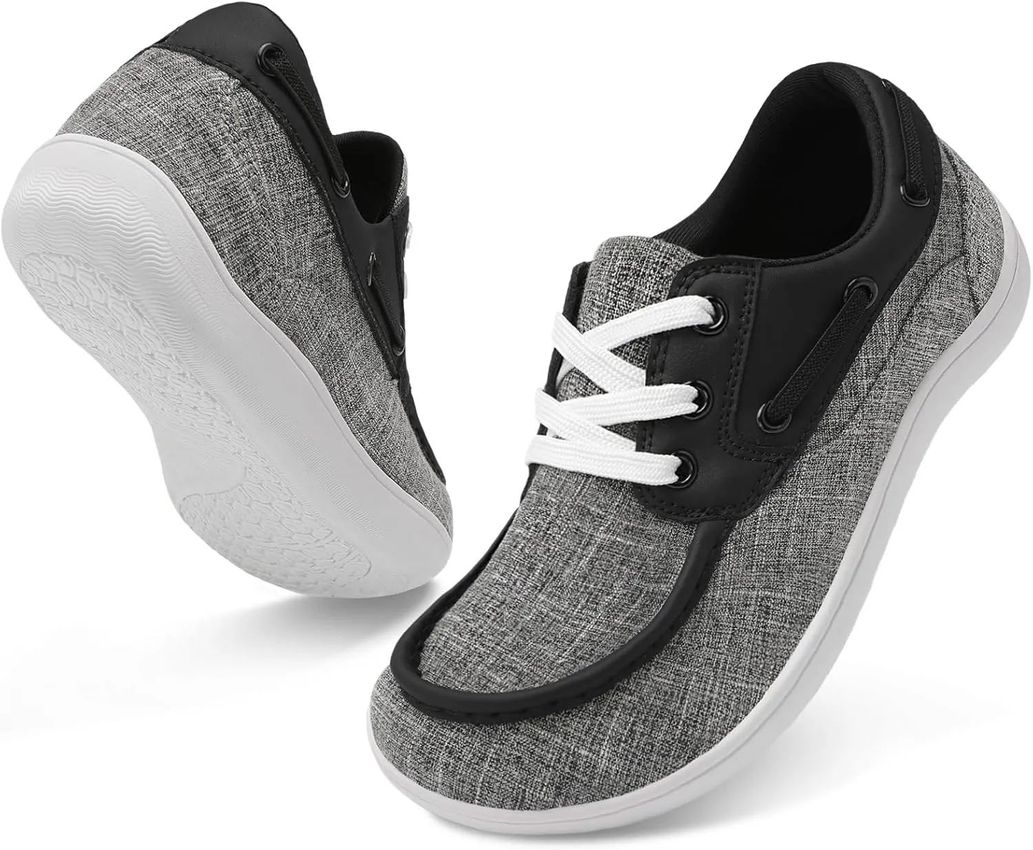 BARERUN Womens Walking Shoes Barefoot Minimalist Trail Running Shoes Wide Toe Zero Drop Tennis Sneakers for Jogging Hiking Athletic Lightweight Cross Training Shoes for Gym Office Driving