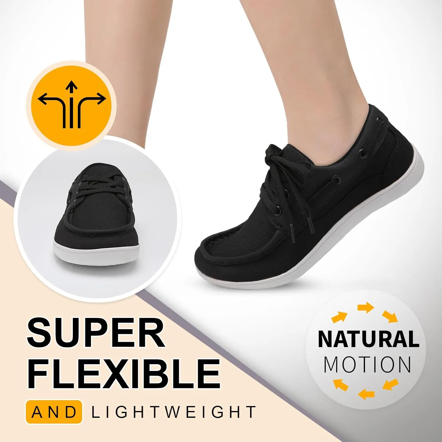 BARERUN Womens Walking Shoes Barefoot Minimalist Trail Running Shoes Wide Toe Zero Drop Tennis Sneakers for Jogging Hiking Athletic Lightweight Cross Training Shoes for Gym Office Driving