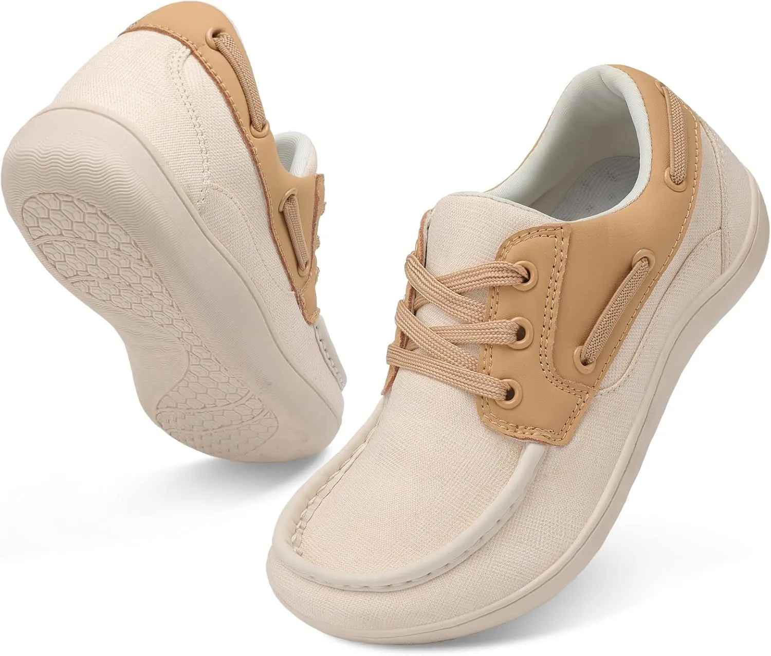 BARERUN Womens Walking Shoes Barefoot Minimalist Trail Running Shoes Wide Toe Zero Drop Tennis Sneakers for Jogging Hiking Athletic Lightweight Cross Training Shoes for Gym Office Driving