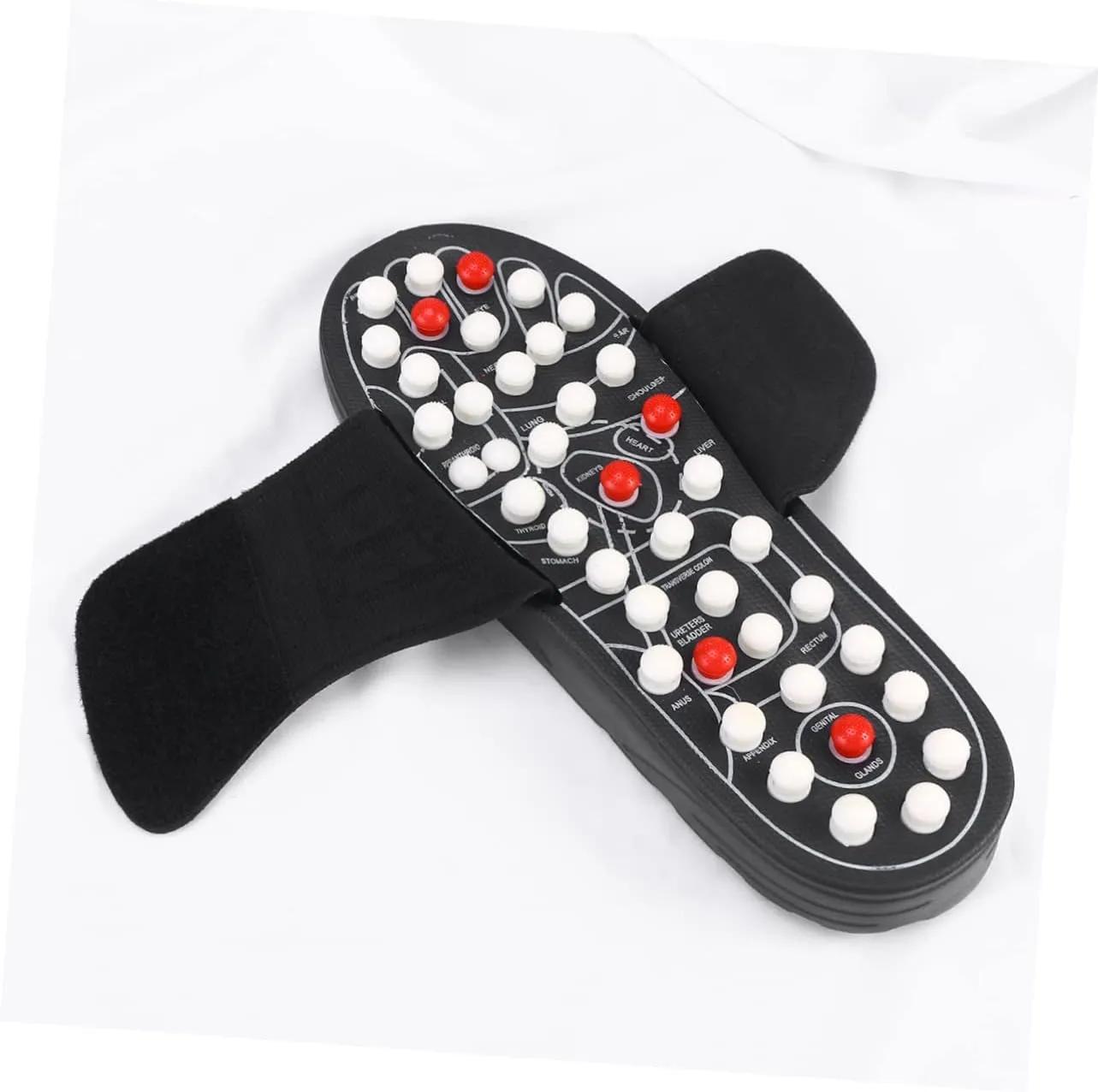 Beaupretty Foot Health Massage Shoes 's Reflexology Sandals Plantar Relief Rotating Tai Chi Gossip Portable Foot Size 40-41
