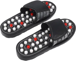 Beaupretty Foot Health Massage Shoes 's Reflexology Sandals Plantar Relief Rotating Tai Chi Gossip Portable Foot Size 40-41