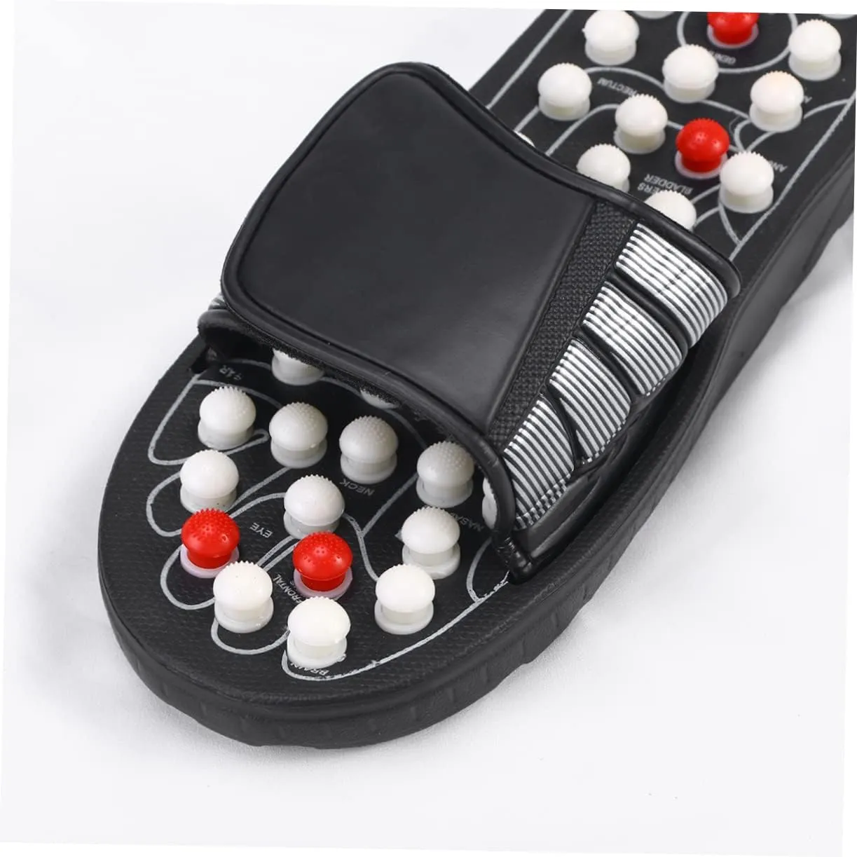 Beaupretty Foot Health Massage Shoes 's Reflexology Sandals Plantar Relief Rotating Tai Chi Gossip Portable Foot Size 40-41