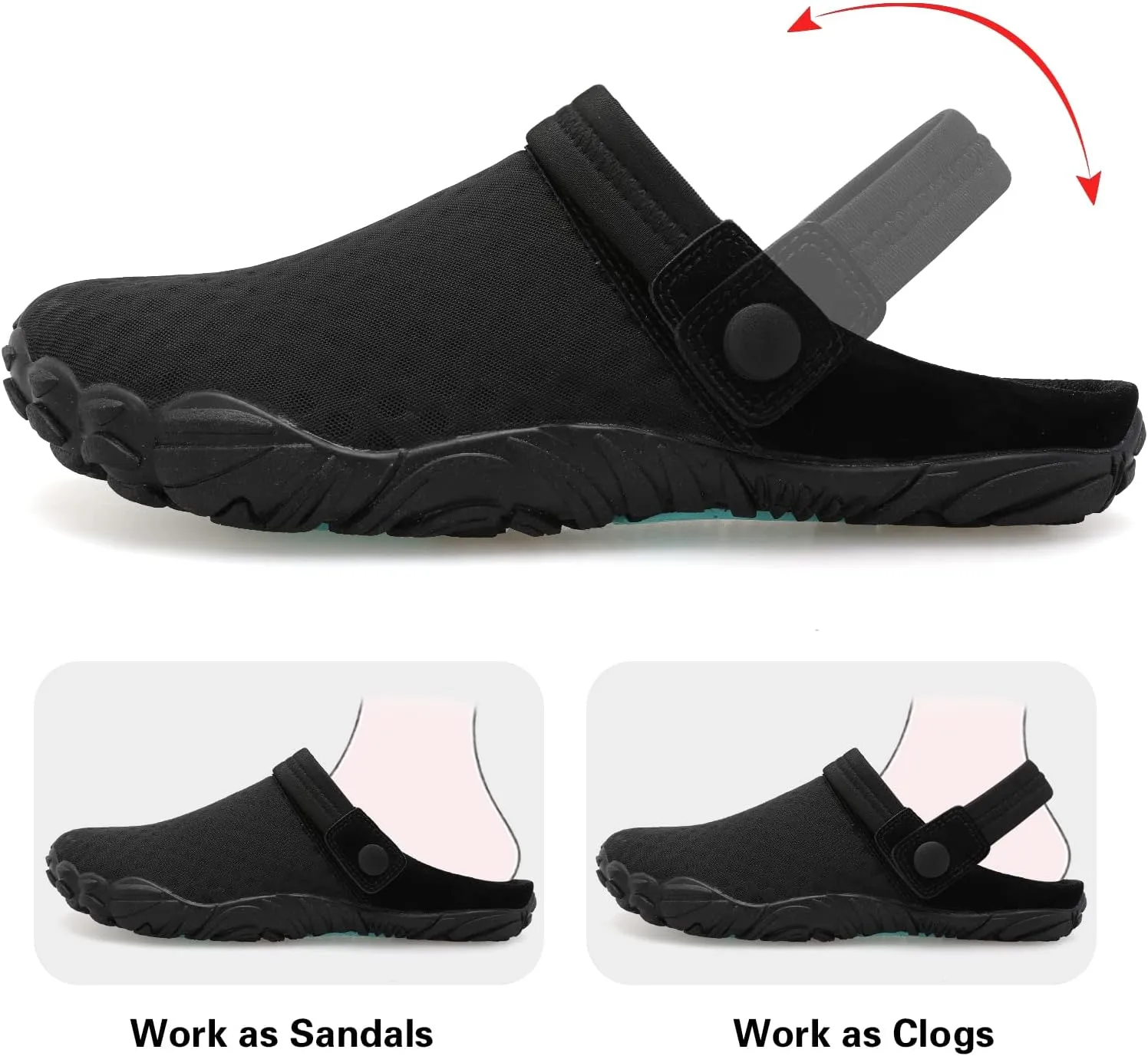 Besroad Outdoor Hiking Slip on Sandals Sports Water Shoes Fashion Sneakers Slippers Classic Clogs for Women Men