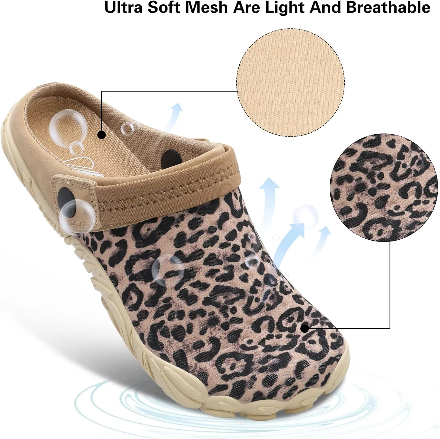 Besroad Outdoor Hiking Slip on Sandals Sports Water Shoes Fashion Sneakers Slippers Classic Clogs for Women Men