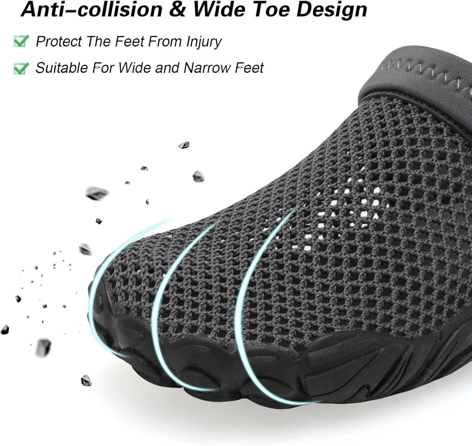 Besroad Outdoor Hiking Slip on Sandals Sports Water Shoes Fashion Sneakers Slippers Classic Clogs for Women Men