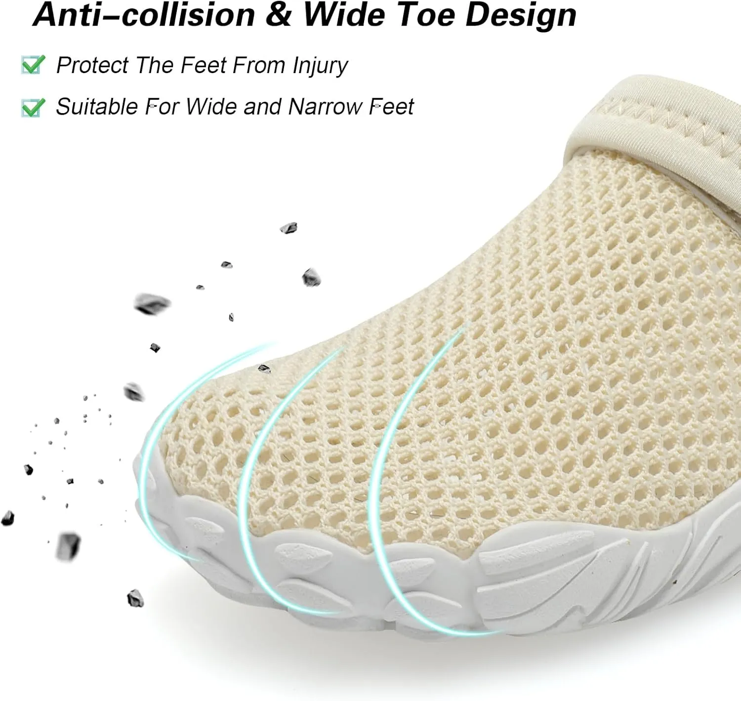 Besroad Outdoor Hiking Slip on Sandals Sports Water Shoes Fashion Sneakers Slippers Classic Clogs for Women Men