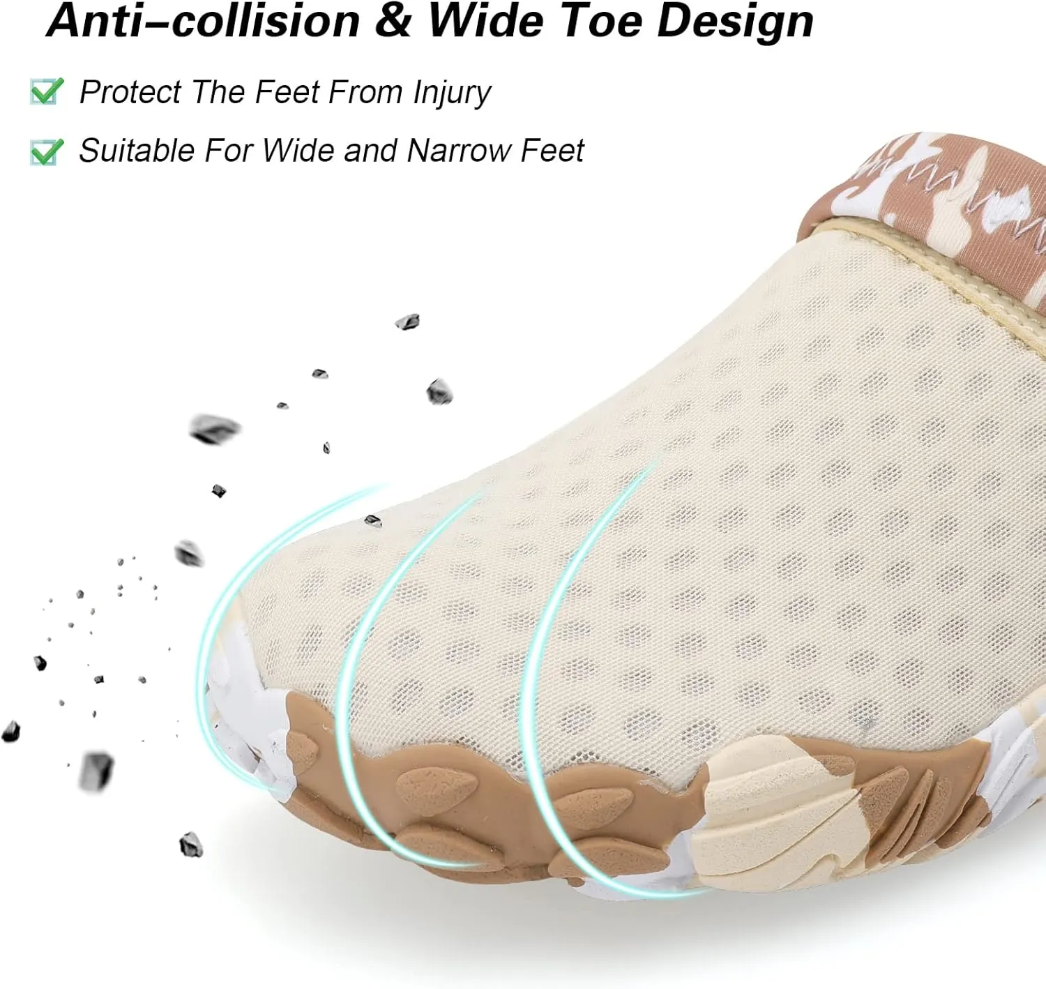 Besroad Outdoor Hiking Slip on Sandals Sports Water Shoes Fashion Sneakers Slippers Classic Clogs for Women Men