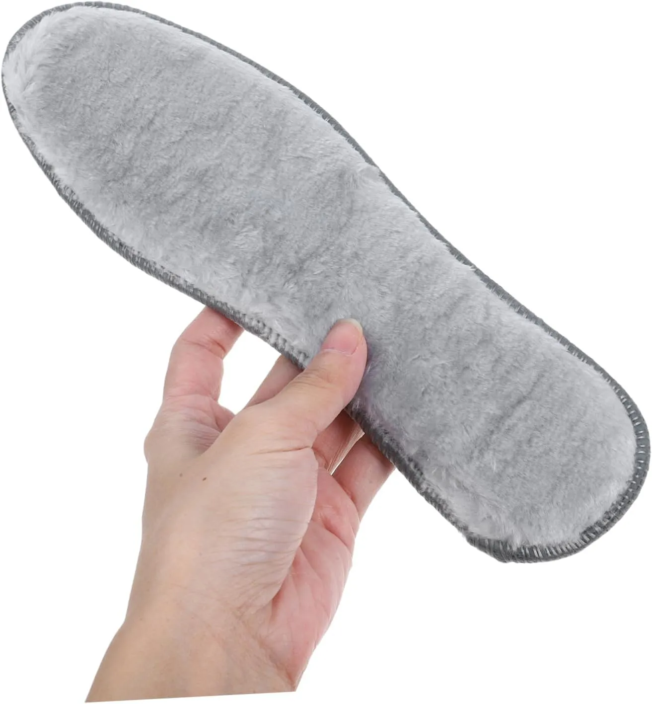 BESTYASH 4 Pairs Fluffy Warm Insoles for Comfort and Insulation Thick Thermal Shoe Inserts for Boots Sneakers for Cold Weather Use Friends Family