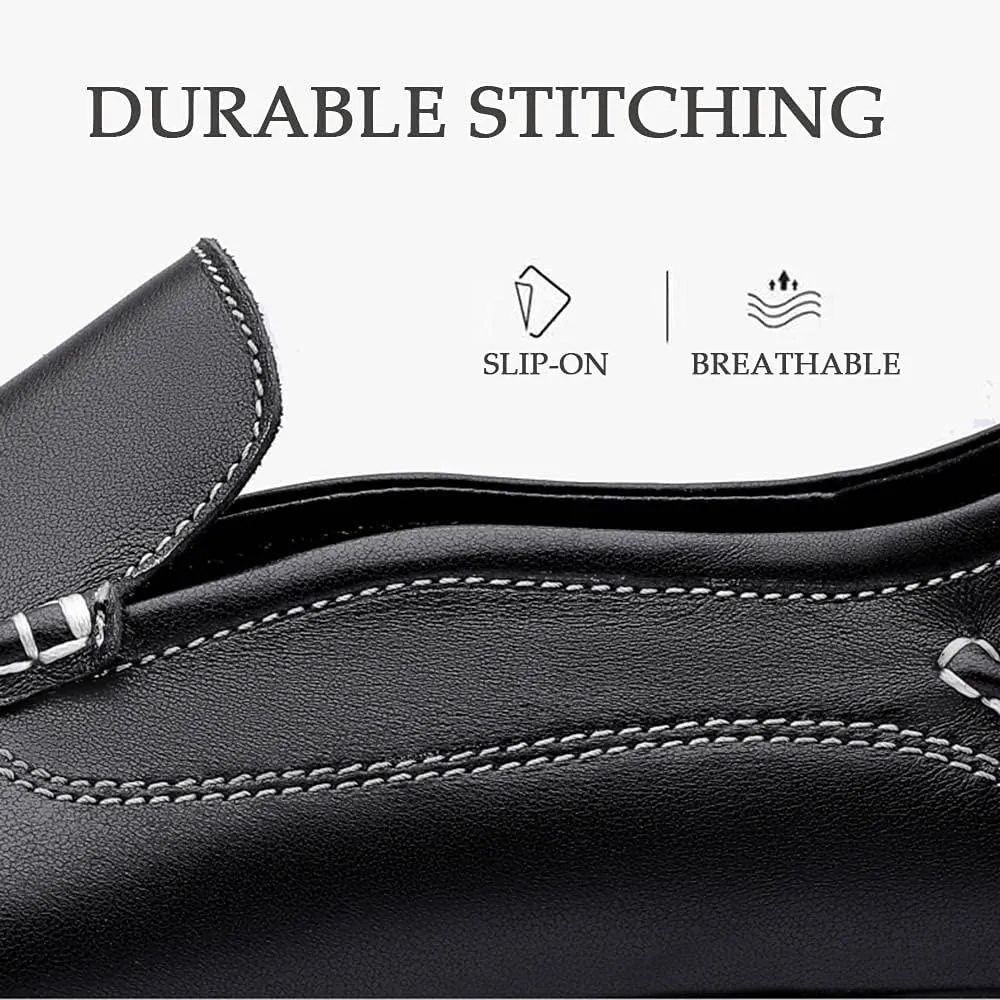 Bitiger Loafers Shoes for Men Comfortable Casual Slip on Shoes Slip-on Driving Loafers - Breathable Durable & Anti-Slip Male Business Work Penny