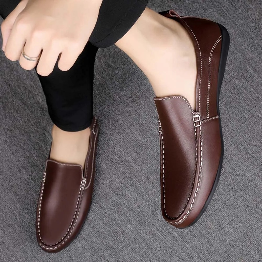 Bitiger Loafers Shoes for Men Comfortable Casual Slip on Shoes Slip-on Driving Loafers - Breathable Durable & Anti-Slip Male Business Work Penny