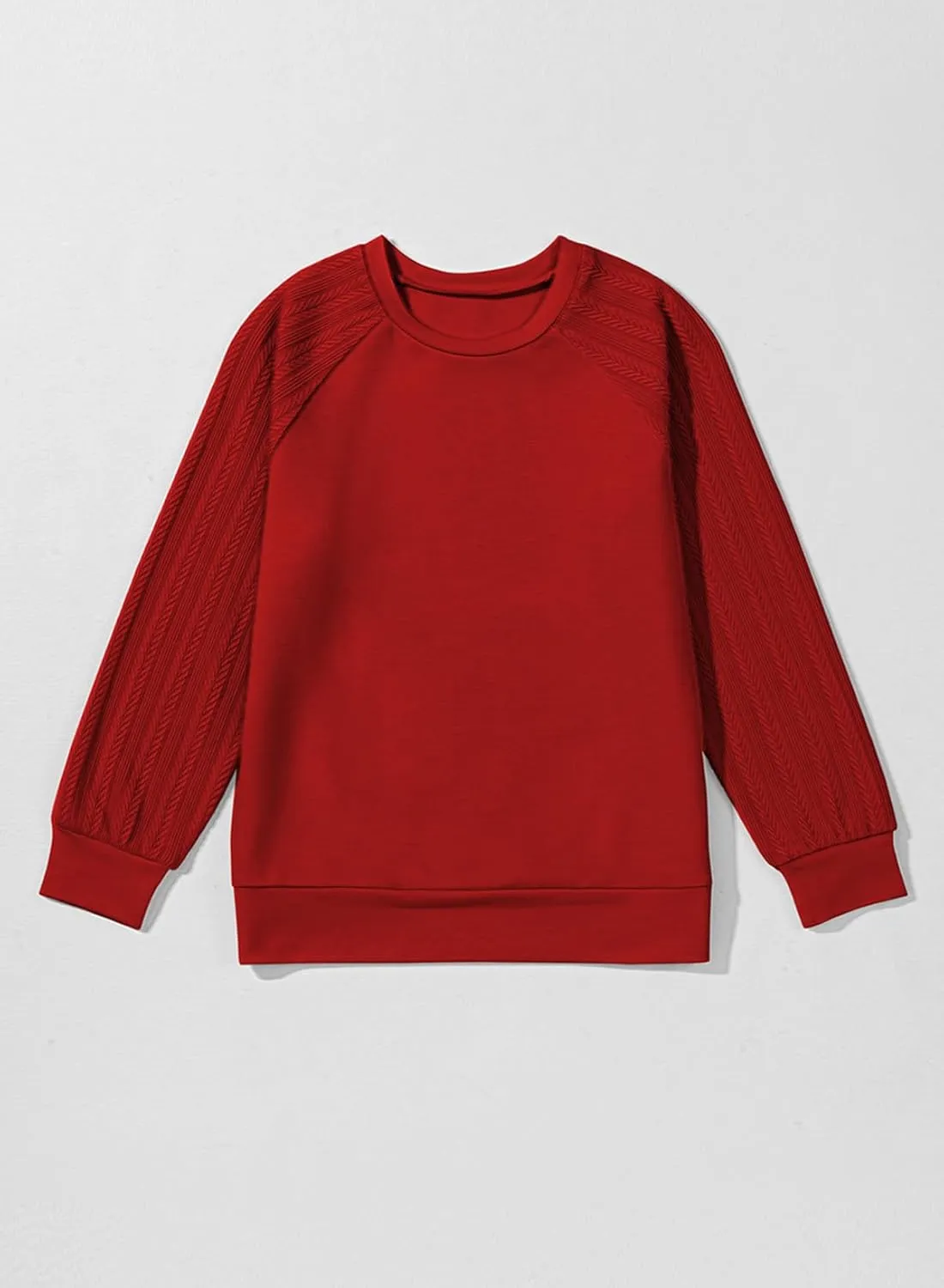 blibean Girls Fall Sweatshirt Tween Crewneck Cable Knit Tops Size 6-15 Years