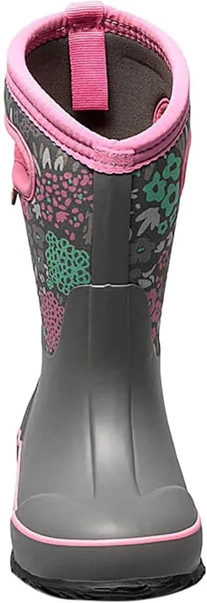 Bogs Kids Classic Flower Stripes Winter Snow Boot