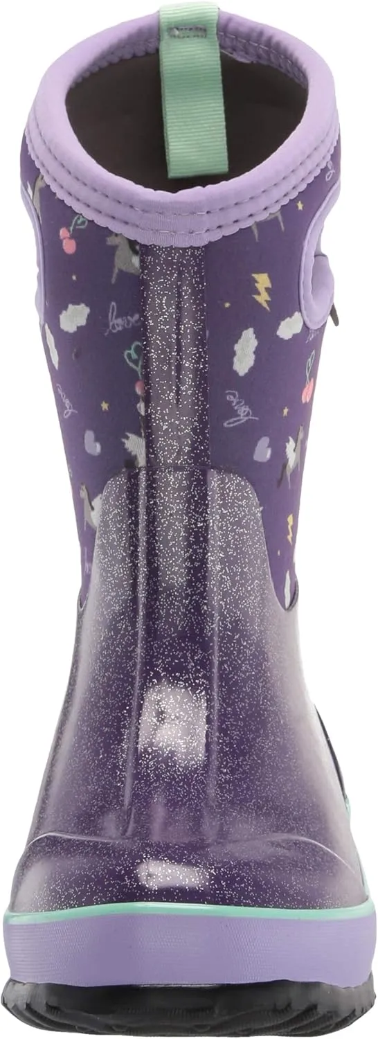 Bogs Kids Classic Flower Stripes Winter Snow Boot