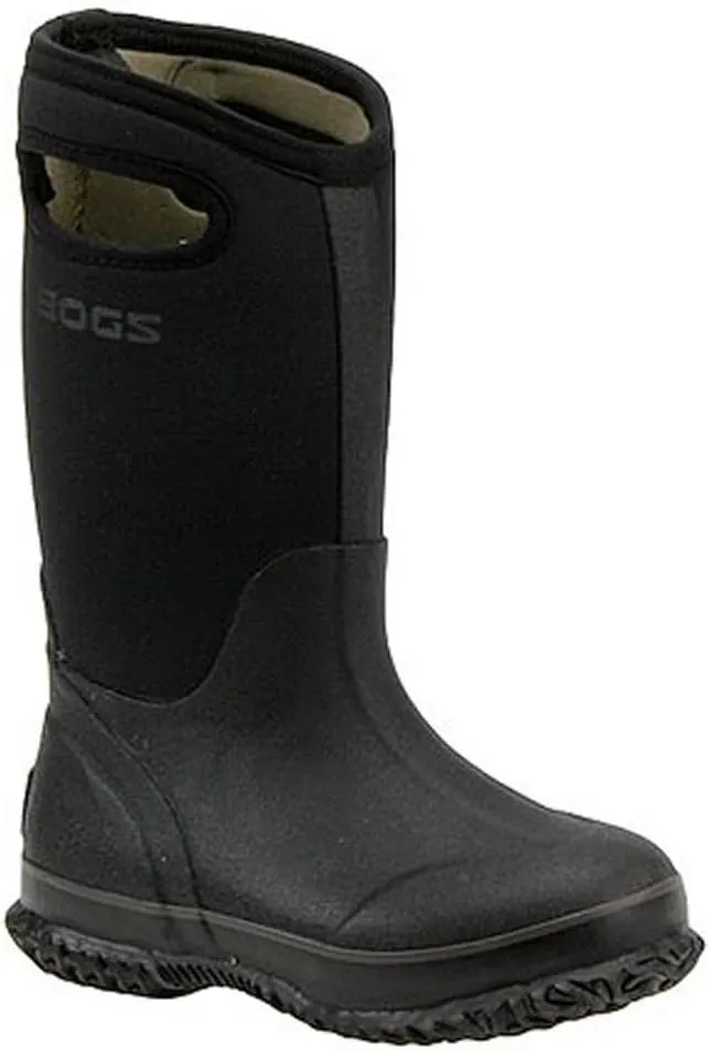 BOGS Unisex-Child Classic High Waterproof Insulated Rubber Neoprene Rain Boot Snow