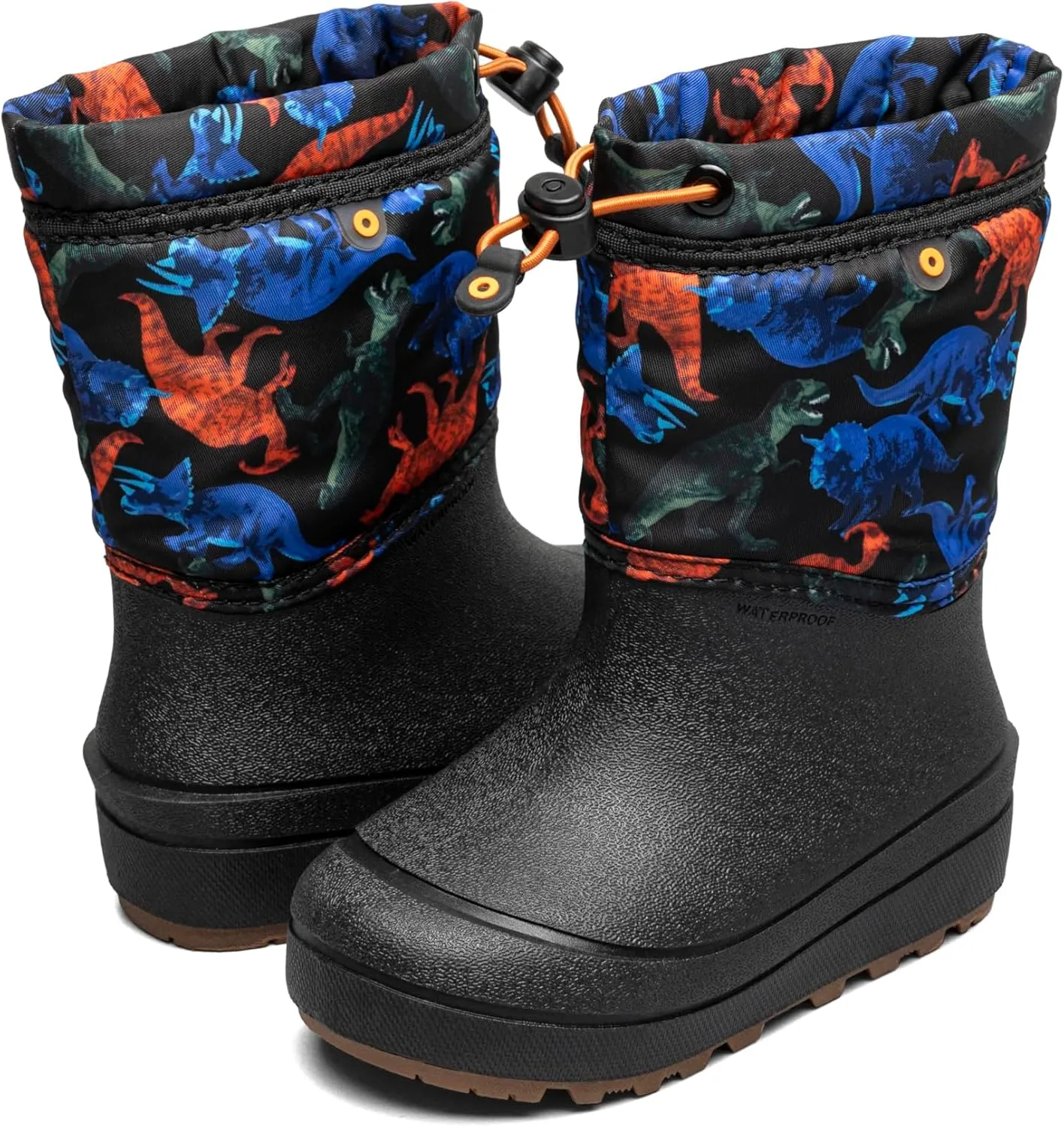 BOGS Unisex-Child Snow Shell Boots-Real Dino (Toddler/Little Big Kid)
