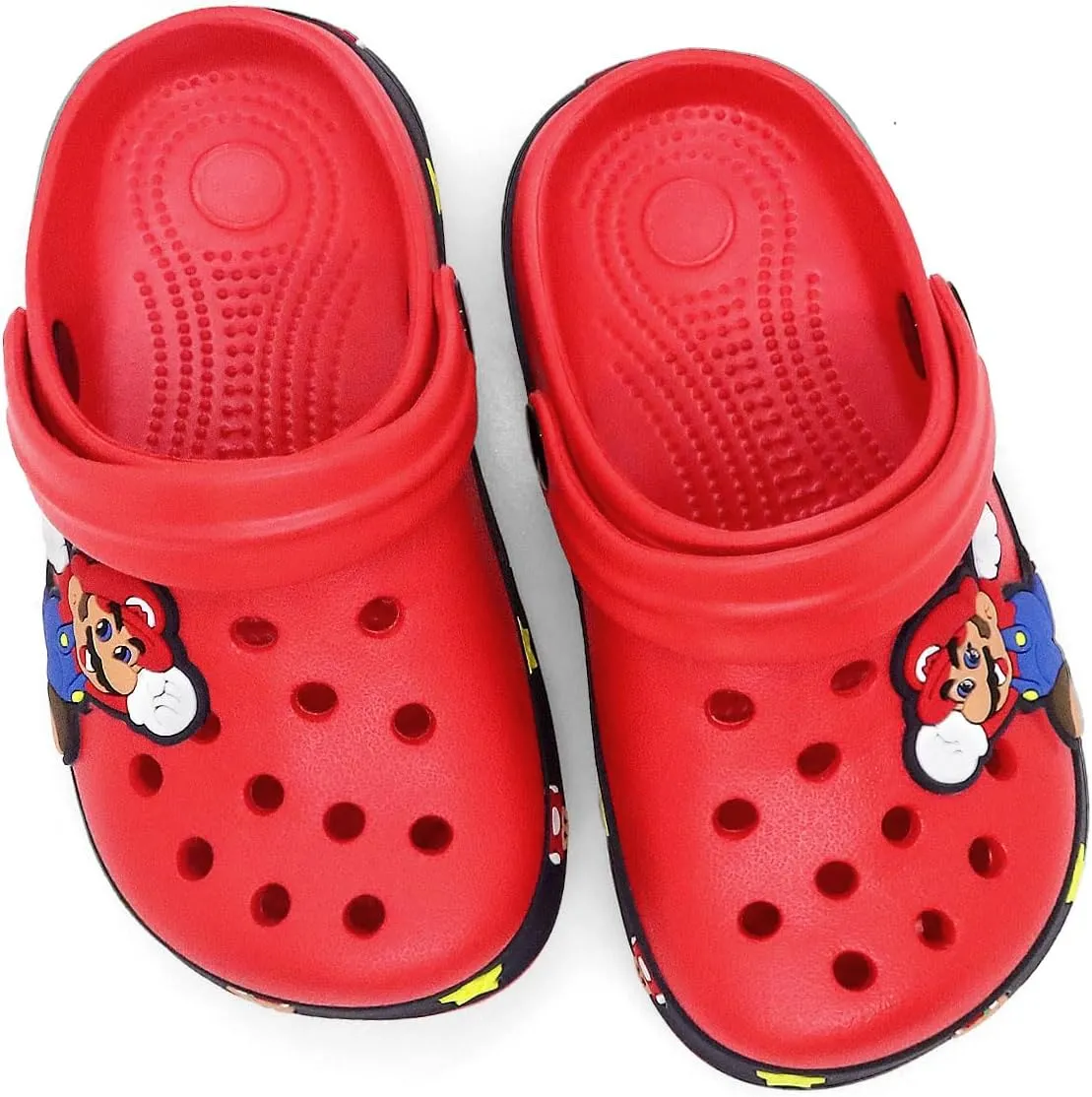 Boys Girls Clogs Cute Cartoon Toddler Garden Clogs Slip On Water Shoes Beach Slippers Sandals Children Slides