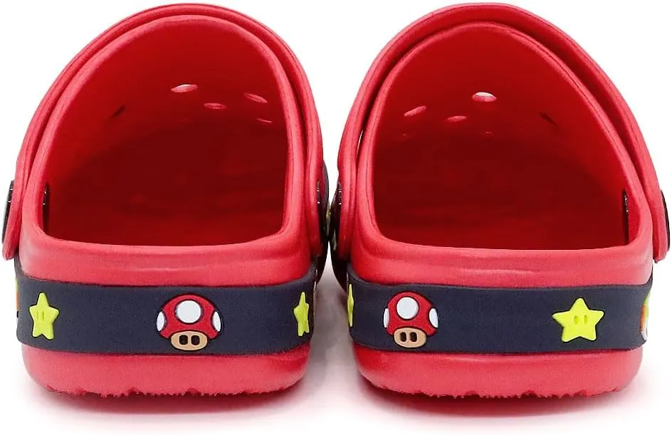 Boys Girls Clogs Cute Cartoon Toddler Garden Clogs Slip On Water Shoes Beach Slippers Sandals Children Slides