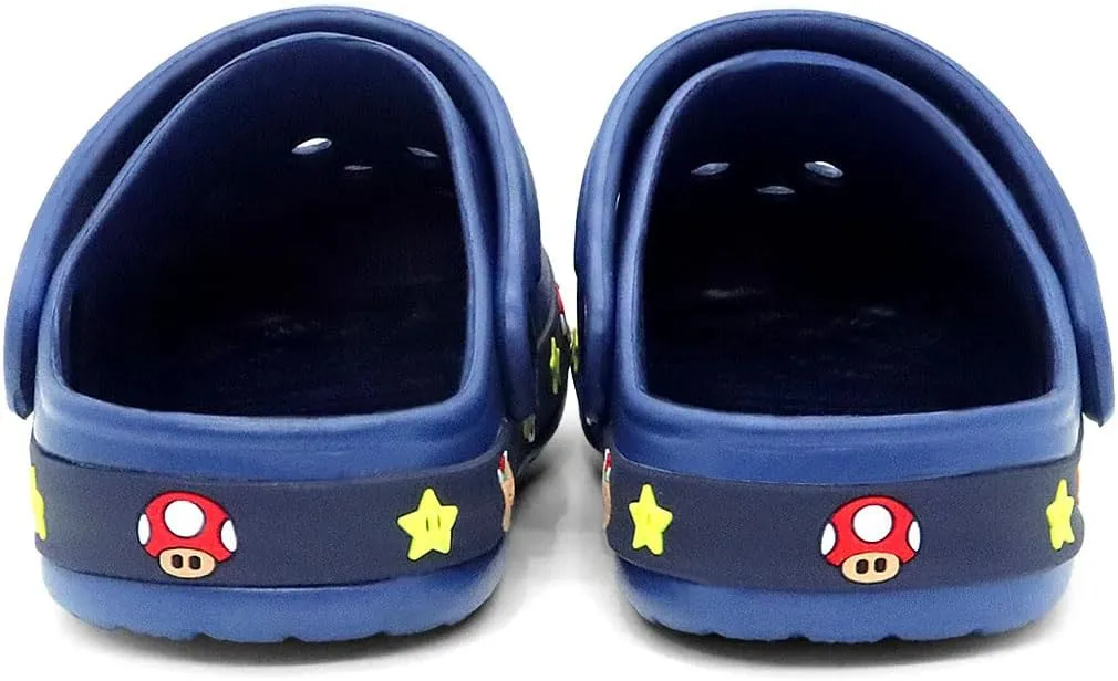 Boys Girls Clogs Cute Cartoon Toddler Garden Clogs Slip On Water Shoes Beach Slippers Sandals Children Slides