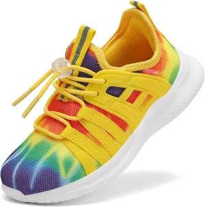 Boys Girls Sneakers Lightweight Kids Tennis Shoes Breathable Running Shoes Comfortable Toddler/Little Kid/Big Kid