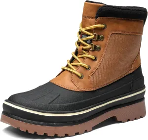 Bruno Marc Men's Insulated Waterproof Snow Boots Warm Fur Lined Outdoor Winter Boot