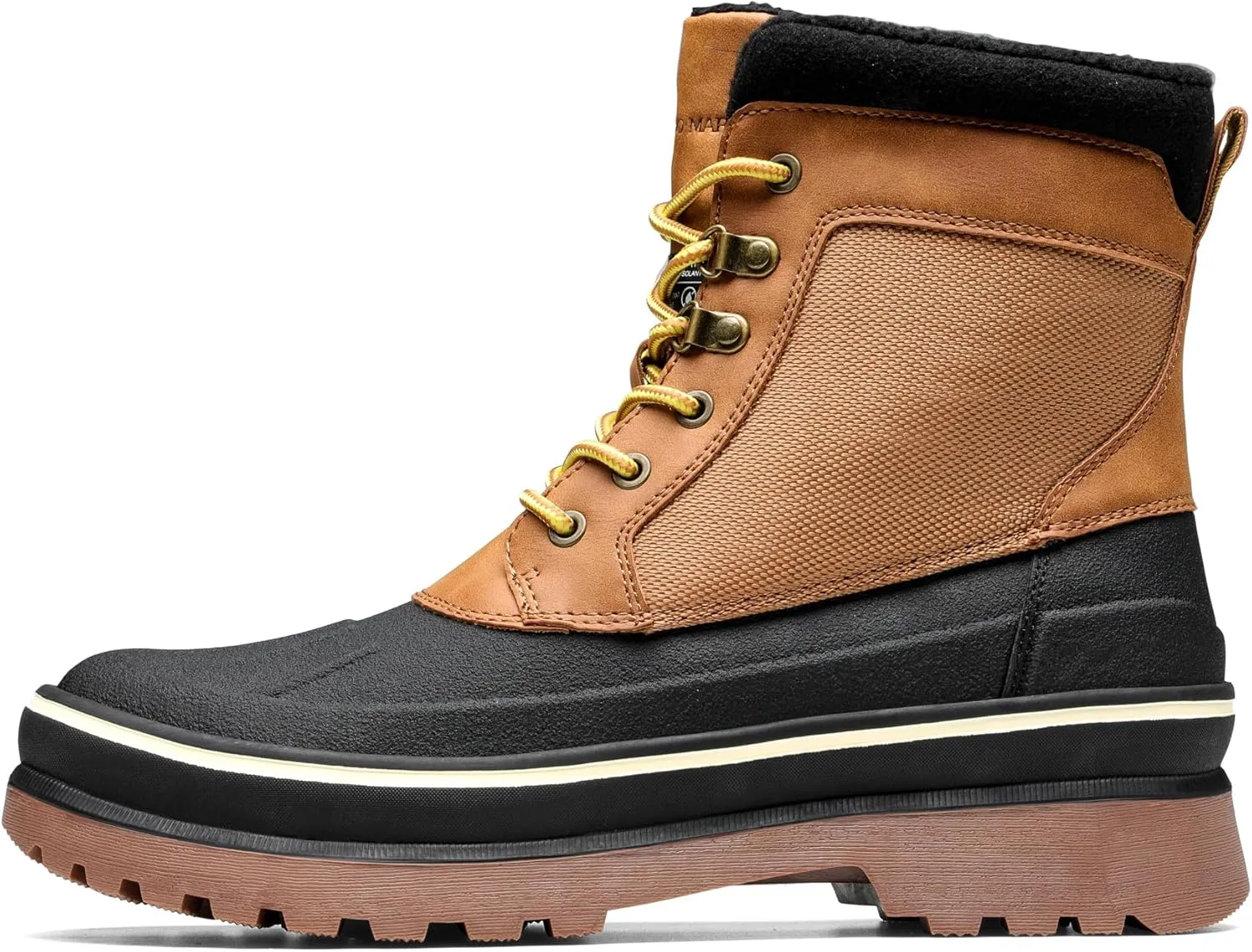 Bruno Marc Men's Insulated Waterproof Snow Boots Warm Fur Lined Outdoor Winter Boot